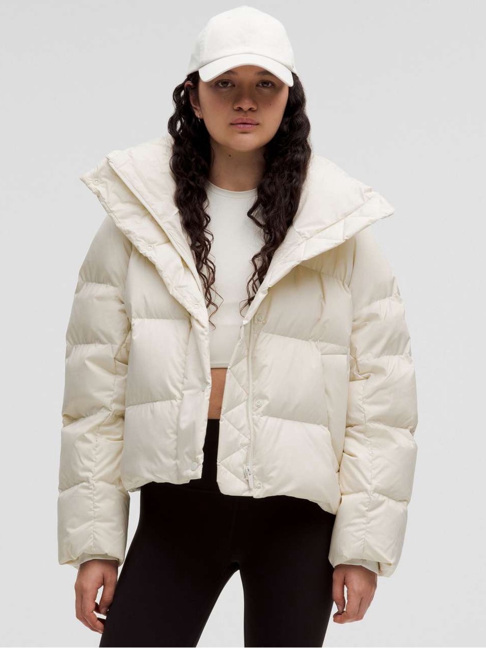 Lululemon Transformable Down Jacket
Heathered Bone M NWT